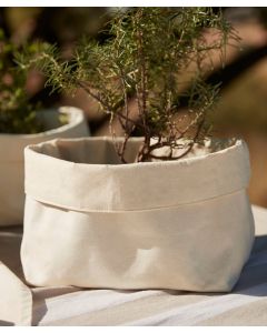 Westford Mill Reversible Canvas Organiser - 100% Brushed Cotton Canvas Storage Solution, Reversible Construction