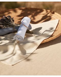 Westford Mill Tea Towel – Durable, Absorbent & Stylish Kitchen Linen, Premium Cotton, Corner Tab for Hanging, Easy Rebranding