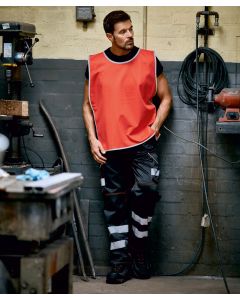 Yoko Hi-Vis Reflective Border Tabard – Enhanced Visibility with Safety Style, Great for Sporting Event, Wide Chest Adjustment