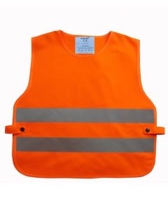 Yoko Kids Hi-Vis 2 Band Tabard – Durable Safety Vest for Enhanced Daytime Visibility, Side Elastication, Lightweight