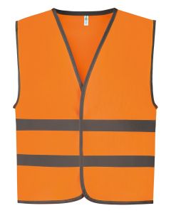 Yoko Hi-Vis Reflective Border Kids Waistcoat – Vibrant Safety Vest with Enhanced Visibility, Reflective Tape, Hook and Loop Fasteners