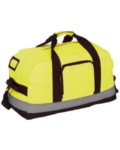 Yoko Hi-Vis Seattle Holdall – High Performance Reflective Ultra-Capacious Travel Bag, One Main Compartment, Webbed Carrying Handles