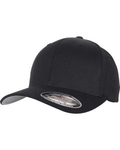 Flexfit by Yupoong Wool Blend Sports Cap – Structured Panel Crown, Combed Outer, Eyelets for Ventilation, Curved Visor