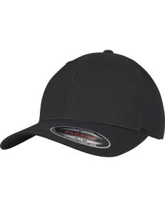 Flexfit by Yupoong Hydro-Grid Stretch Cap – Fine Grid Structured, Flexfit® Technology, Curved Visor, Eyelet Venting