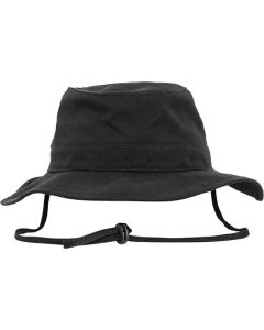Flexfit by Yupoong Angler Hat – Bucket Top, Wide Brim, Lace & Stopper, Durable Decorative Stitch, Eyelet Venting