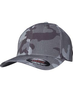 Flexfit By Yupoong Camo Stripe Cap – Military-Inspired Headwear with Signature Stretch Fit & Comfort