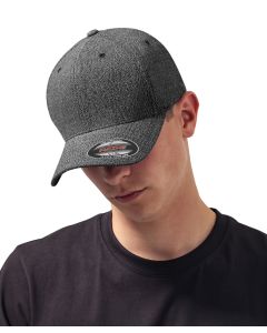Flexfit By Yupoong Natural Melange 6277M Cap – Timeless Fit, Premium Natural Textured Look, Pre-Bent Visor