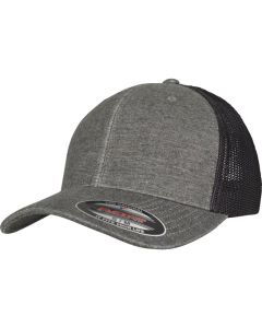 Flexfit By Yupoong Retro Trucker Mélange Cap – Flexfit Technology, Comfortable, and Breathable Style