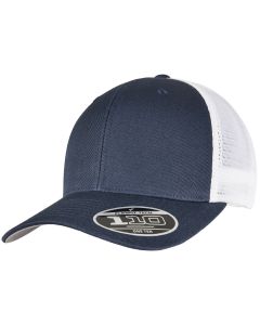 Flexfit by Yupoong 110 Mesh 2-Tone Cap – Two-Toned Trucker Cap, Pre-Bent Visor, Color-Matching Snapback Closure