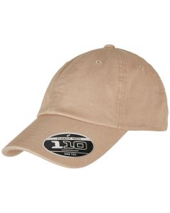 Flexfit by Yupoong Eco Washing Alpha Cap – Monochrome, Curved Visor, Eyelet Venting, Adjustable Snapback