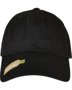 Flexfit by Yupoong Recycled Polyester Dad Cap – Sustainably Made, Buckle Closure, No Cut, No Pockets