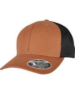 Flexfit by Yupoong 110 Structured Canvas Trucker Cap - Adjustable Fit, Flexfit Band, Snapback Closure, Six Panel