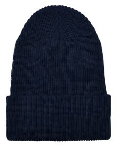 Flexfit by Yupoong Classic Beanie Cap – Recycled Yarn, Ribbed Knit, Wide Cuffed Design, Lightweight