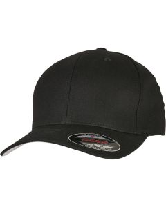 Flexfit by Yupoong V-Flexfit Cotton Twill Cap - Structured Stretch Fit Cap, Curved Visor, Six Panel, Flexfit Band