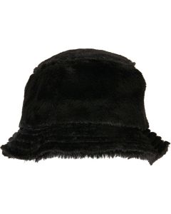 Flexfit by Yupoong Faux Fur Hat – Bucket Top, Moderate Stitched Brim, Sweatband for Comfort & Fit