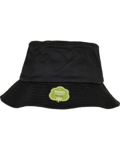 Flexfit By Yupoong Organic Cotton Bucket Hat – Eco-Style, Soft Feel, Bucket Hat, Brim, Sweatband