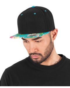 Flexfit by Yupoong Hawaiian Snapback – Tropical Vibes, Premium Fit, Flat Visor, Six Panel