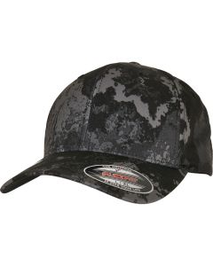 Flexfit by Yupoong Veil Camo™ Cap – Structured 6-Panel Crown, Curved Visor, Decorative Quilting, Flexfit Back Band