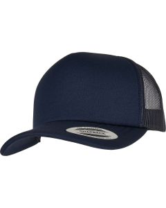Flexfit By Yupoong YP Classics Curved Visor Foam Trucker Cap –Comfort Fit, Five Panel, Curved Visor