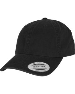 Flexfit by Yupoong Low-Profile Garment-Washed Cap - Adjustable Fit Hat, Unisex Design, Effortless Elegance, Sleek Look