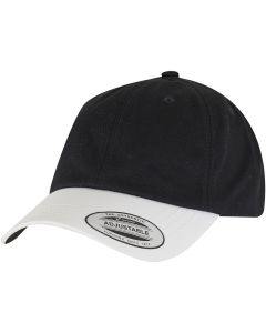 Flexfit by Yupoong Low-Profile Cotton Twill Two-Toned Cap - Pre Curved Brim, Adjustable Closure, 6 Panel Crown