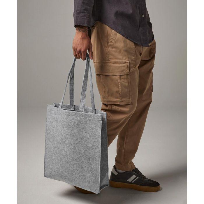 Human Made Felt Large Tote Bag Grey - FW22 - US