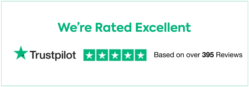 we're rated excellent on trustpilot